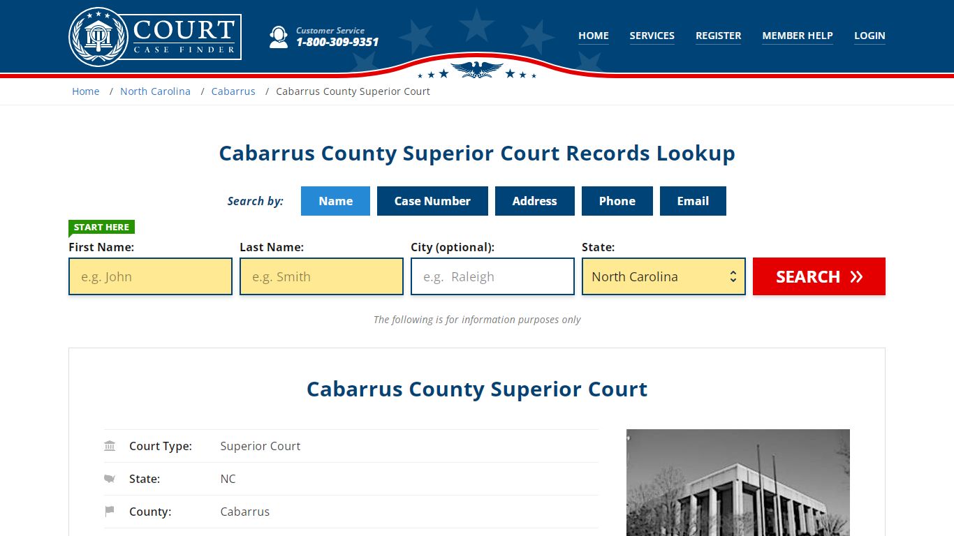 Cabarrus County Superior Court Records | Concord, Cabarrus County, NC ...